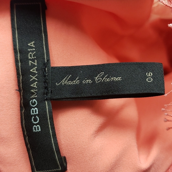 BCBGMAXZRIA pink peplum dress - Picture 6 of 10